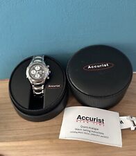 Mens accurist chronograph for sale  STOKE-ON-TRENT