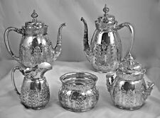 A Tiffany & Co. Sterling Silver Tea and Coffee Set, Rare Indo-Persian, c.1875 for sale  Shipping to Canada