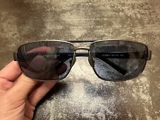 Auténticas gafas de sol para hombre Tommy Hilfiger TH DM11 61/14/125 negro metal lentes grises segunda mano  Embacar hacia Argentina