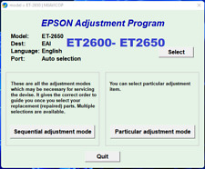 RESET EPSON ET2650 ET2600 ✅resetter ET2600- ET2650🔥Unlimited use 1Pc, Email⭐⭐⭐⭐ comprar usado  Enviando para Brazil