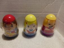 2009 Hasbro Weebles #7, 29, 30 Boy, Girl, Singer, used for sale  Shipping to South Africa