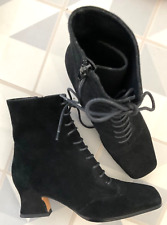 Black suede leather for sale  WOLVERHAMPTON