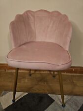 Velvet shell chair for sale  DONCASTER
