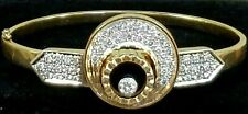 Used, 14K Gold Diamond Spinner Bracelet-Gold Bangle OOAK Estate Jewelry 23.3g for sale  Punta Gorda