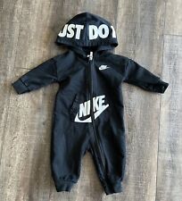 Moletom com capuz preto Nike bebê tamanho 6M peça única zíper completo comprar usado  Enviando para Brazil