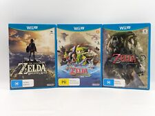 The Legend Of Zelda Nintendo Wii U Game Bundle Windwaker BOTW Twilight Princess  comprar usado  Enviando para Brazil