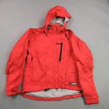 REI Jacket Womens Medium Full Zip Long Sleeve Orange Hooded Outdoors Elements, used for sale  Shipping to South Africa