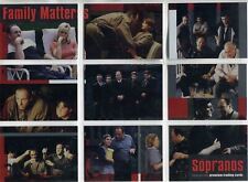 Używany, The Sopranos Sezon 1 Kompletny zestaw kart Family Matters Chase FM1-9 na sprzedaż  Wysyłka do Poland