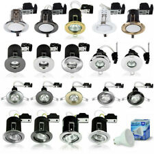 Recessed GU10 Downlight Ceiling Spotlights Fire Rated Fitting IP65 Downlighters  for sale  Shipping to South Africa
