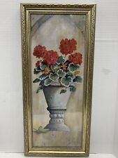 Geranium vase art for sale  Punta Gorda