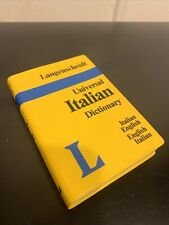 Diccionario universal italiano inglés de bolsillo tamaño de viaje Langenscheidt 1982 segunda mano  Embacar hacia Argentina