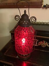 Metal red glass for sale  Hackensack