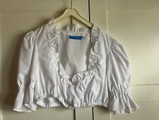 weiss dirndl ruschen bluse gebraucht kaufen  Bad Feilnbach