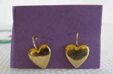 vintage heart shaped earrings for sale  Danville