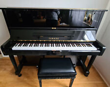 Yamaha u1 klavier schwarz mit höhenverstellbarem Andexinger Klavierhocker gebraucht kaufen  Bietigheim-Bissingen
