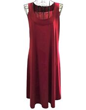 Sleeveless Women's Tent Dress in Red Poly Knit Unbranded SIZE MED - Pre Owned  for sale  Shipping to South Africa