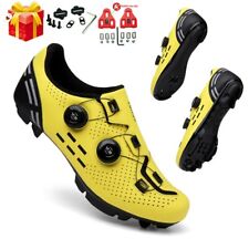 Sapatos de ciclismo MTB com chuteiras Spd masculino tênis de bicicleta de estrada tênis de corrida  comprar usado  Enviando para Brazil