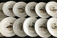 Plates porcelain fish d'occasion  Expédié en Belgium