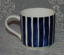 Taza de café con cepillo índigo de cerámica Robert Gordon Australia azul blanco agitado segunda mano  Embacar hacia Argentina