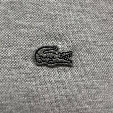 Camisa polo masculina lacoste 8 3XL cinza 99% algodão 1% elastano cinza crocodilo comprar usado  Enviando para Brazil