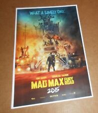 Pôster filme Mad Max Estrada da Fúria 2015 11x17 What a Lovely Day comprar usado  Enviando para Brazil