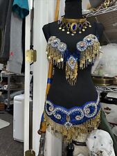 Disfraz de danza del vientre talla L vestido para el torso, la cadera y la cabeza para FY, usado segunda mano  Embacar hacia Argentina
