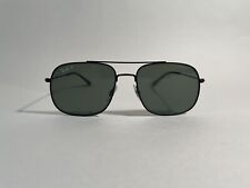 Óculos de sol Ray-Ban 3595 ANDREA 90149A autêntico preto fosco MTL quadrado verde polarizado, usado comprar usado  Enviando para Brazil