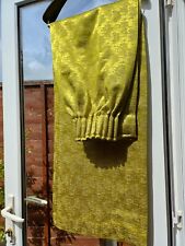 Chartreuse green curtains for sale  DEVIZES