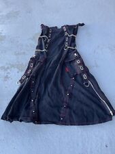 Vintage 80s 90s Tripp Black Dress Skirt Buckles Size Small Used Excellent Shape, used for sale  Shipping to South Africa