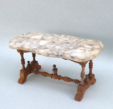 Vintage dolls house marble top dining table. for sale  Shipping to South Africa