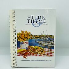 1995 Of Tide & Thyme Cookbook Junior League Annapolis Cooking Recipes Cookery  comprar usado  Enviando para Brazil