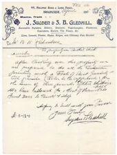 1915 letterhead memo for sale  GLASGOW