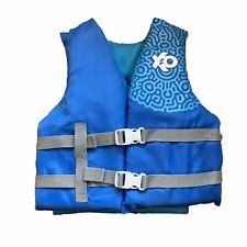 X2O Youth Kids Life Jacket Vest Blue 50 - 90lbs Type III PFD boating fishing, used for sale  Shipping to South Africa
