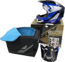 FLY RACING FORMULA CARBON PRIME HELMET BLUE/WHITE SMALL - 73-4430S for sale  Shipping to South Africa
