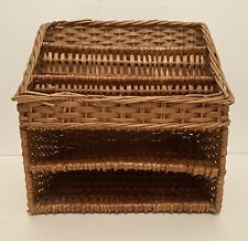 Wicker desk organizer for sale  Cape May Court House