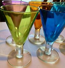 set 6 mod wine glasses for sale  Bardstown