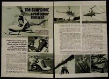 Kit de helicóptero Scorpion 1972 original vintage pictórico BJ Schramm comprar usado  Enviando para Brazil