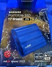 SSD Externo Samsung T7 Shield 1TB USB 3.2 Gen 2 Tipo-C - Azul (MU-PE1T0R/AM) comprar usado  Enviando para Brazil