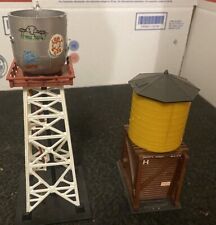 Torre de agua iluminada vintage HO Bedford para modelo de tren ferrocarril y tanque de agua #372 segunda mano  Embacar hacia Argentina