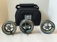 Waterworks Lamson 5+ Liquid 3 Pack Fly Reel With 3 fly Lines for sale  Shipping to South Africa