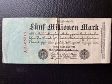 Millionen mark reichsbanknote gebraucht kaufen  Wittislingen
