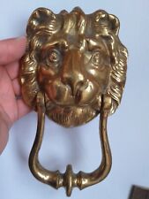 Antique brass lion for sale  LONDON