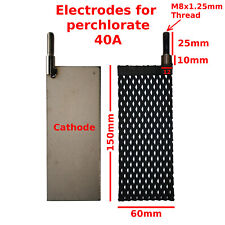 PbO2 MMO Anode + Cathode electrodes for lab perchlorate electrolysis, używany na sprzedaż  Wysyłka do Poland