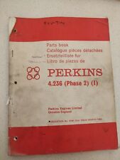 Used, perkins 4.236 parts book catalog phase 2 for sale  Shipping to Canada