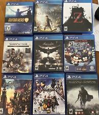 Lote de juegos de videojuegos PlayStation 4 PS4. Mordor, Kingdom Hearts, Batman segunda mano  Embacar hacia Argentina