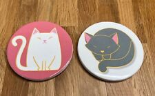 Cat coasters ceramic for sale  Pewaukee