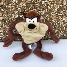 Used, Warner Bros Looney Tunes Tazmanian Devil Taz Soft Toy Bean Filled Boots - 28cm for sale  SWANSEA