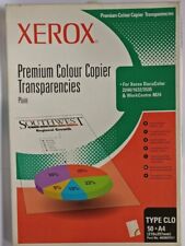 XEROX PREMIUM COLOUR COPIER TRANSPARENCIES PLAIN 50 X A4, used for sale  Shipping to South Africa