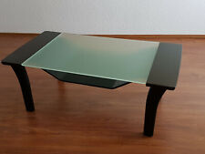 Wenge Tisch schwarz mit mattierter Glasplatte 1 cm stark, gebraucht gebraucht kaufen  Wilhelmshaven-City