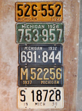 Old michigan license for sale  Negaunee